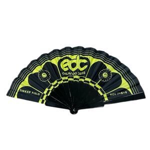 EDC 2025 Festival Rave Folding Hand Fan